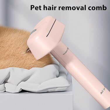 Гребінець для видалення шерсті Tierhaarentfernungskamm: багатофункціональний гребінець для котів та собак, для догляду за довгою шерстю