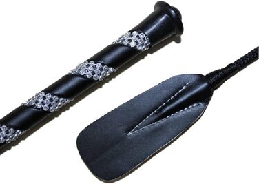 Наїзницька батогом для коней Jump Bat 18 дюймів з декором зі стразів. Кольори: чорний, синій, зелений, фуксія, рожевий, фіолетовий, червоний, жовтий