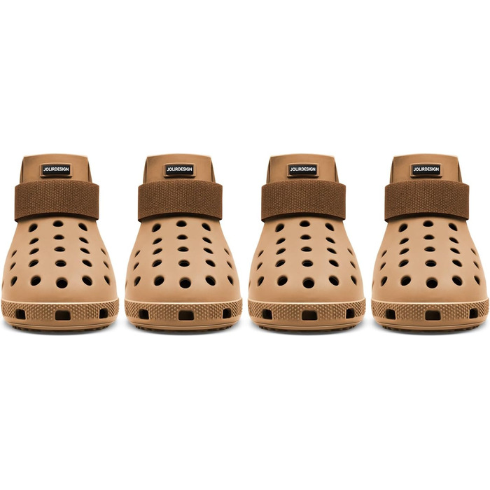 Чоботи для собак: захист подушечок лап, водонепроникні, зручні, дихаючі, неслизькі, легкі в догляді. Ідеальні для літа та зими (колір: коричневий, розмір: XS)