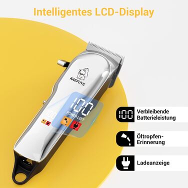 Професійна машинка для стрижки собак - бездротовий триммер для собак та котів, тиха, повний набір для грумінгу для густого хутра