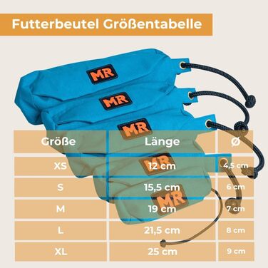Футляр для корму Martin Rütter Koralle XS – миготливий мішок для собак, водонепроникний та пральний, з блискавкою та шнуром для кидання – мішок для апортування для собак – для сухого та вологого корму, ласощів