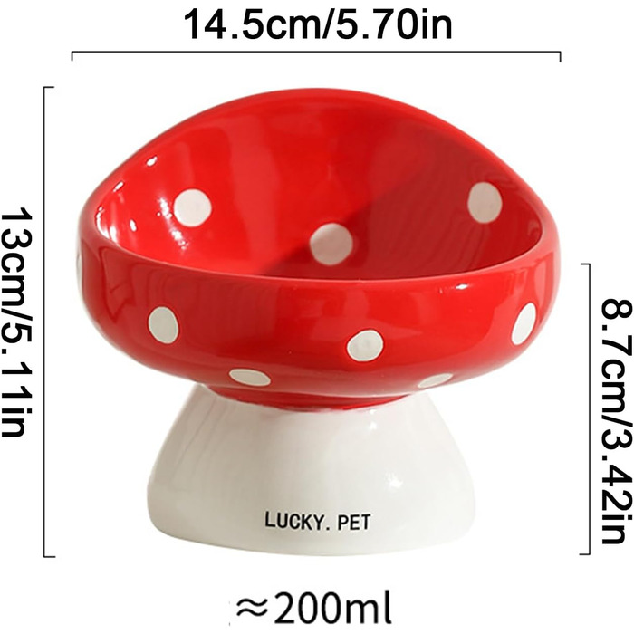 Керамічна годівниця для котів 