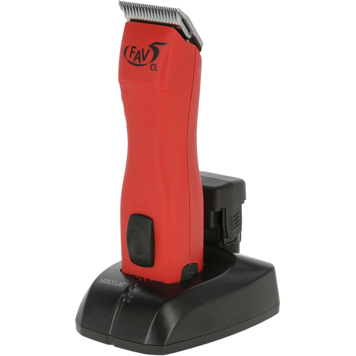 Акумуляторна машинка для стрижки собак Agrarzone Edition Aesculap FAV5 CL з набором гребенів | Потужна машинка для собак з ножем 1,5 мм | 4 години роботи | Професійний тріммер для собак, коней