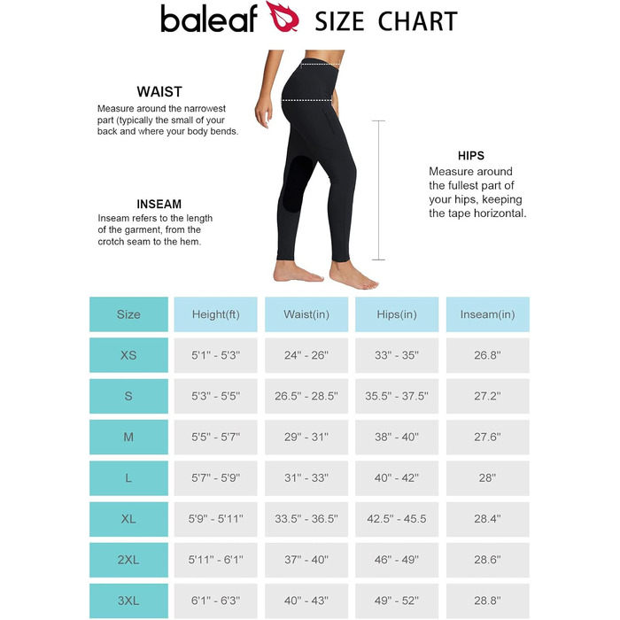 Брюки для їзди верхи Baleaf для жінок та дівчаток, зимові, утеплені, з підкладкою, водонепроникні, з кишенею для телефону, чорні, розмір M