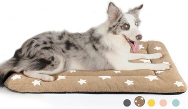 Mora Pets підстилка для собак, м'яка лежанка у клітку 91,4 см, прана, зірковий дизайн, для великих собак та котів, матрац для затишного сну