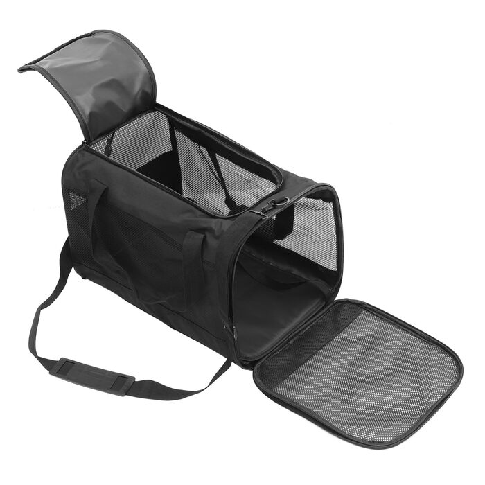 Транспортна переноска для котів та тварин iBasenice, складана, для подорожей, кемпінгу та прогулянок