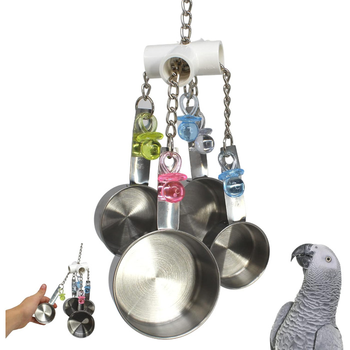 Іграшка для птахів Bonka Bird Toys 1750 Clacker, для папуг, клітка, для жако, амазона, конур, какаду