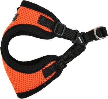 Шлейка для собак Puppia PARA-HC1533 SOFT, помаранчевого кольору, розмір Small