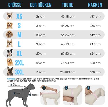 Водонепроникний дощовик для собак Eyein, дощовик для маленьких собак з капюшоном та м'якою підкладкою, регульована куртка для собак з світловідбиваючими смугами, вітронепроникний та легкий (XXL, Синій)