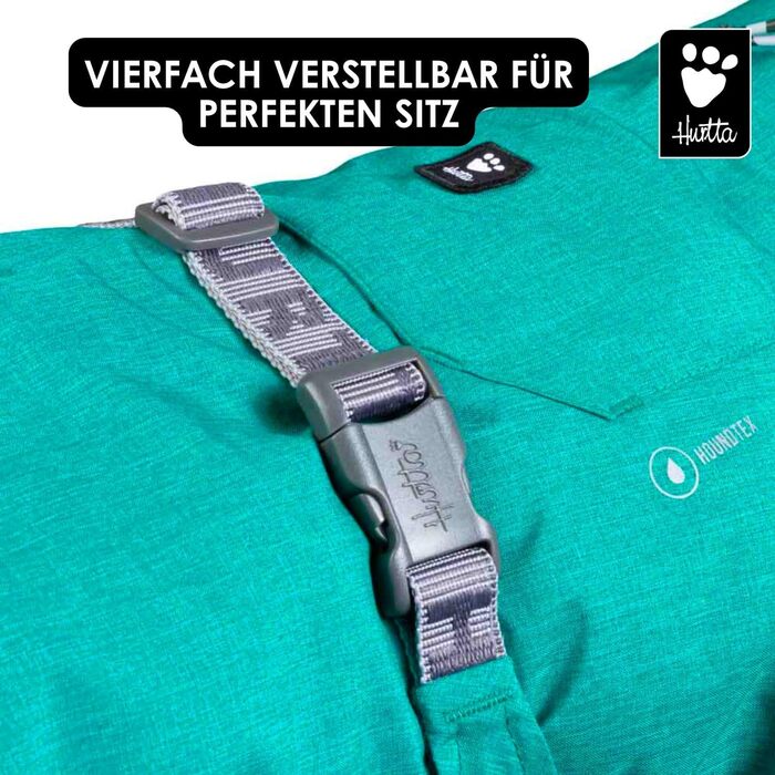 Дощовик для собак Hurtta Monsoon Coat II ECO (Рубін, 45 см)