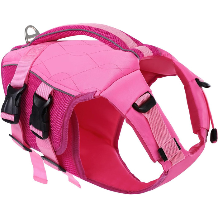 Спасальний жилет для собак Konvinit, рожевий, XL (65-85 см)