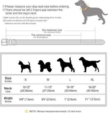 Шкільний нашийник для собак Didog: м'який, з підкладкою, зелений, L (33-43 см, 10-20 кг)