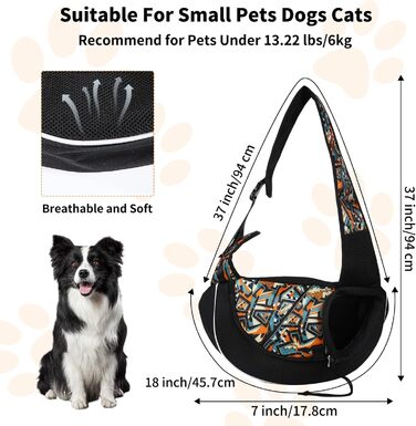 Сумка-переноска для собак 6 кг, портативна, регульована, сітчаста, для прогулянок та подорожей, оранжева