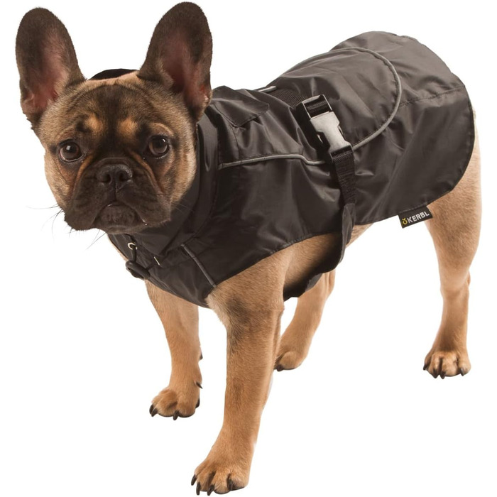 Дощовик для собак Kerbl Forks чорний, розмір S, 35 см