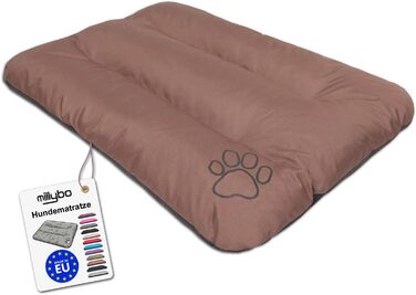Матрац для собак, лежанка для собак великих, середніх та маленьких порід - водонепроникний килимок для собак, м'який лежак з піною, Outdoor та міцний матрац для собак - 115x80x12 см, світло-коричневий R3(115 x 80 см), світло-коричневий