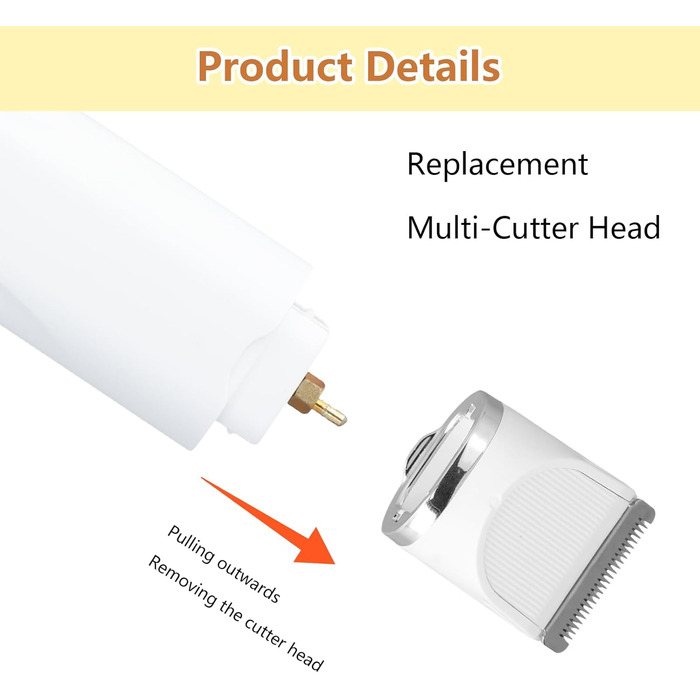 Набір для стрижки кігтів котів та собак Focenat 4 в 1: тихий триммер, електрична машинка для грумінгу тіла, очей та вух