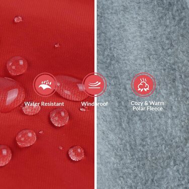 Водонепроникний зимовий одяг для собак, тепла вітрозахисна куртка для собак, антисні захисний костюм для мисливських собак (червоний, XL) XL B-Red