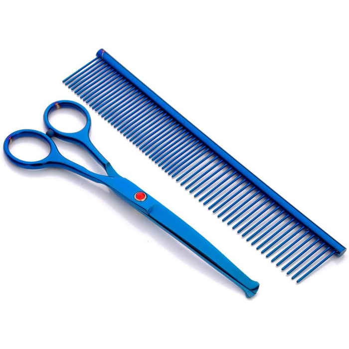 Набір професійних ножиць для грумінгу домашніх тварин 4,5-6,5 дюймів, з нержавіючої сталі, безпечні закруглені кінчики