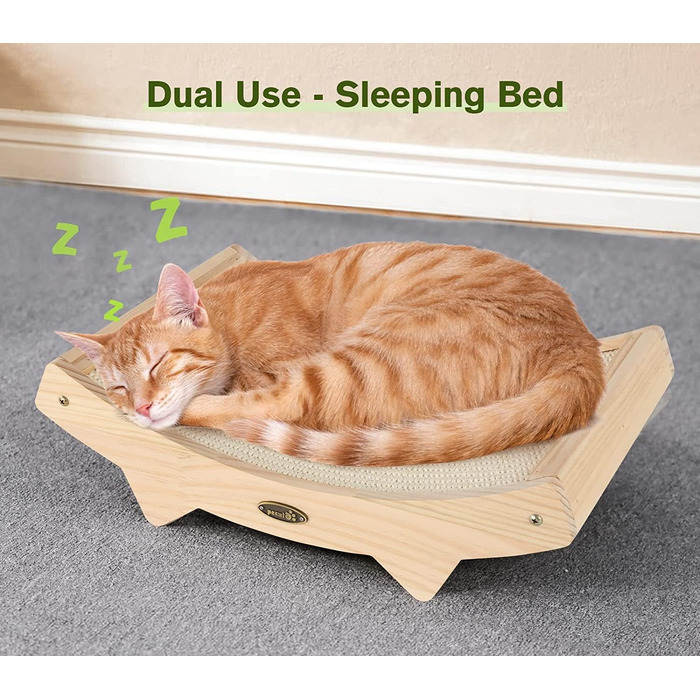 Pecute Комплект з 2 картонних когтеточок для котів, двосторонні, з якісного картону, стійкі, для догляду за кігтями та захисту меблів (38.5 x 20.5 см), Classic (2 шт.) (Покращена версія з сизалю)