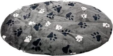 Подушка для собак Karlie Kissen Track, овал, 60x50x4 см (сірий), 110x80x4 см