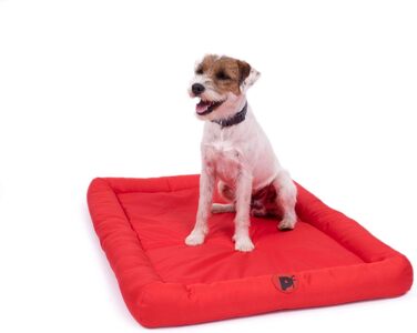 Матрац для собак Petface з Memory Foam, водовідштовхувальний, 69,5 x 85,5 см (червоний)