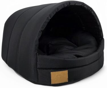 Будка для собак ODOLPLUSZ Hundehütte – комфортний дім для вашого улюбленця (Чорний, M)