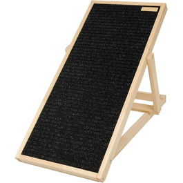 Рампа для собак і котів | Дерев'яна складана рамка для підйомів на ліжко/диван/в автомобіль | Natural