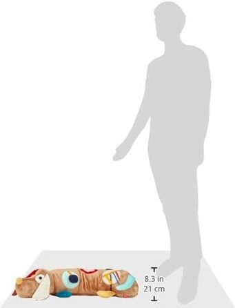 SIGIKID Активне подушечкове ліжечко для іграшок для малюків Песик, іграшка для дівчаток та хлопчиків, рекомендується від 3 місяців, коричневий, 1 шт.