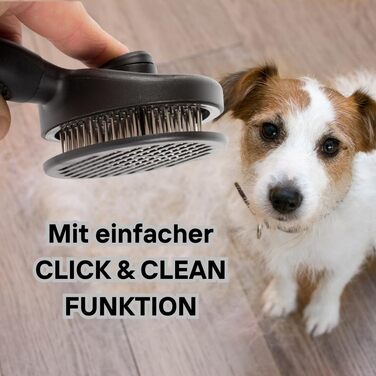 Щітка для вичісування котів та собак, для довгошерстих порід, для блискучого хутра