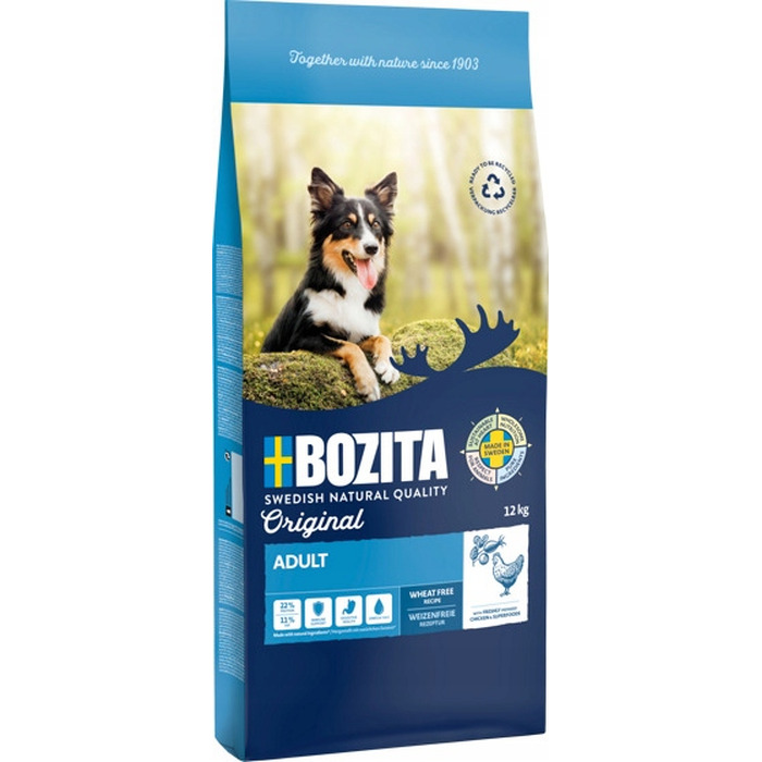 Сухий корм для дорослих собак Bozita Original з куркою, 12 кг