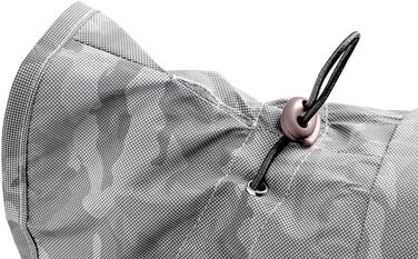 Дощовик для собак Huka to go срібного кольору, розмір 50