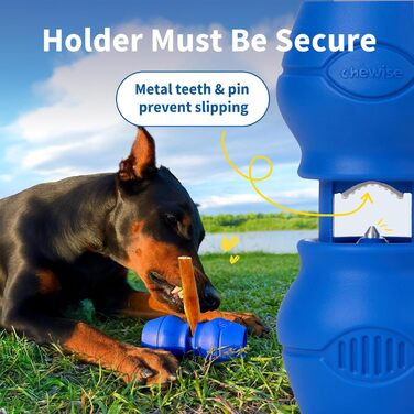 PetClan Chewise Тримач для жувальних паличок для собак, без BPA, проти задухи, для різних розмірів собак, міцний дизайн