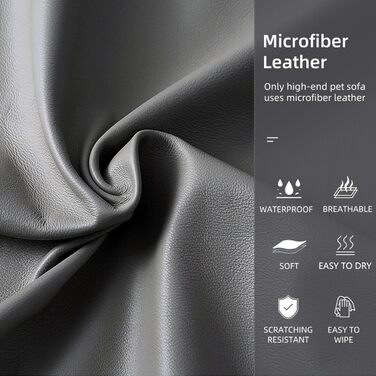 Ортопедичне ліжко для тварин BingoPaw 80 x 60 см, сіре - для собак та котів