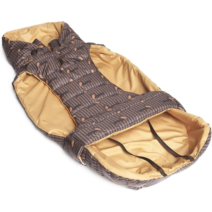 Водонепроникний стьобаний теплий одяг для собак, спеціально для такс (33 см)