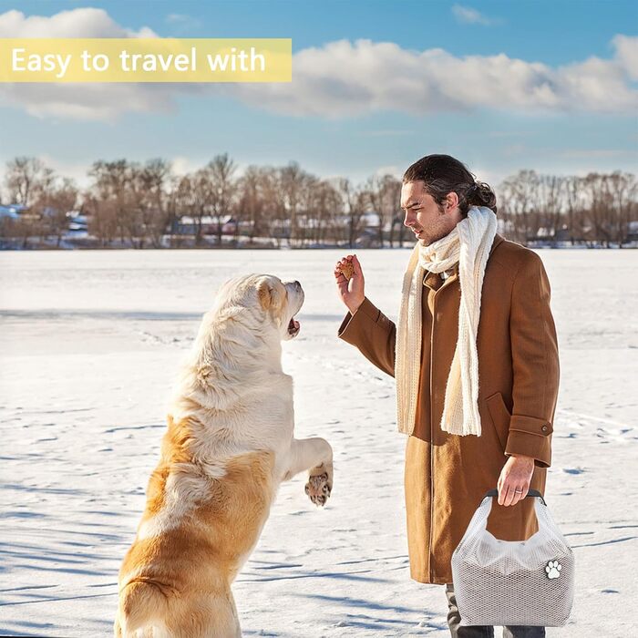 Набір для подорожей з кормом для собак, 2 шт, водонепроникний, 10 кг. Ідеально для кемпінгу, готелів для собак та подорожей