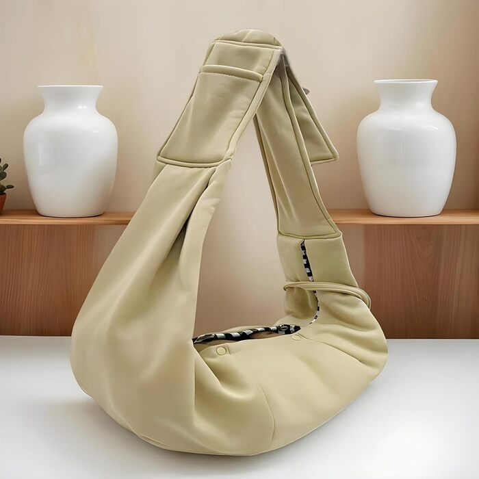 Сумка-переноска для собак та котів Dtaigou - дихаюча, для прогулянок та активного відпочинку, хакі