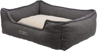 ТРИКСІ (TRIXIE) лежанка для собак Coline, 80x65 см, з перероблених матеріалів, антиковзаюча, для середніх собак, сіро-бежева