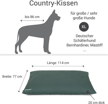 М'яке ліжко для собак великих порід Doctor Bark GreenLabel - XL, зелене, легко миється