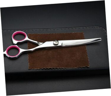 Ножиці для стрижки шерсті тварин Milisten - професійний набір для грумінгу собак та інших тварин. Срібний колір.