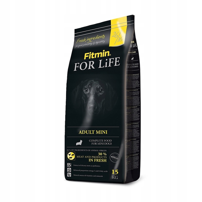 Корм для дорослих собак малих порід Fitmin Dog for Life Adult mini, 12 кг