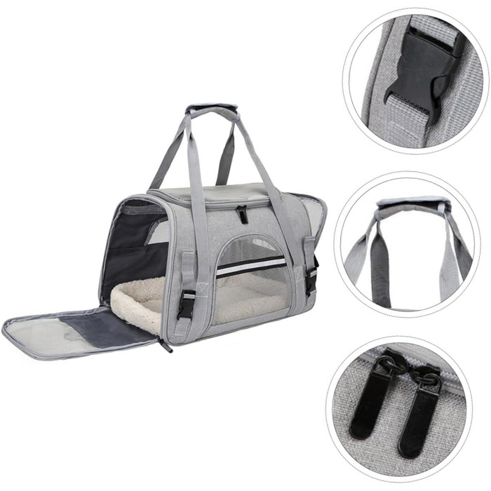 Шкіряний рюкзак-переноска для котів та собак SHINEOFI: дихаючий, з регульованим ременем, для подорожей та активного відпочинку