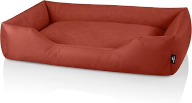 BedDog Zara: лежанка для собак середнього розміру, XL (120x85x23 см), бежевий колір