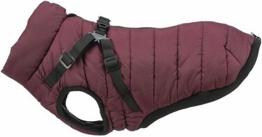 Шлейка для собак TRIXIE Pirou Winter Mantel, розмір S (33 см), колір Сангрія