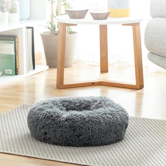 Крісло-лежанка для тварин InnovaGoods® Anti-Stress Bepess (40 см), сіре, Medium