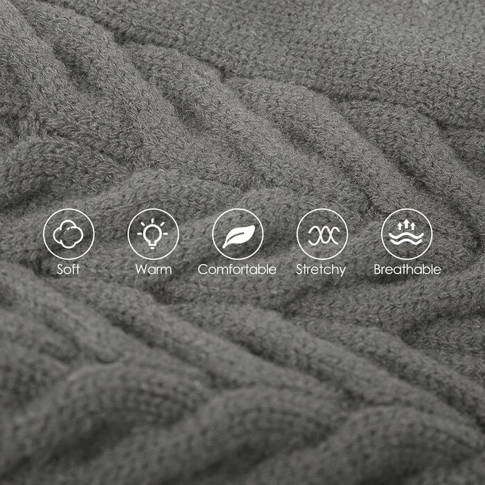 Пуловер для собак ASENKU, теплий зимовий пуловер для маленьких собак, з коміром-горловиною, зручний, для Французького бульдога, Шнауцера, Бічона Фрізе, Бостон-тер'єра (2XL, сірий)