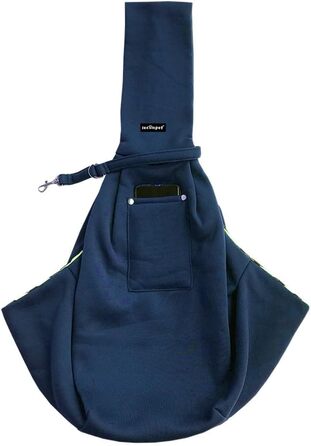 Сумка-переноска для собак Leconpet, сумка-переноска для тварин на плечі з кишенею для телефону, надійна застібка, замок безпеки, підходить для цуценят, маленьких собак та котів для подорожей на відкритому повітрі (Блакитний)