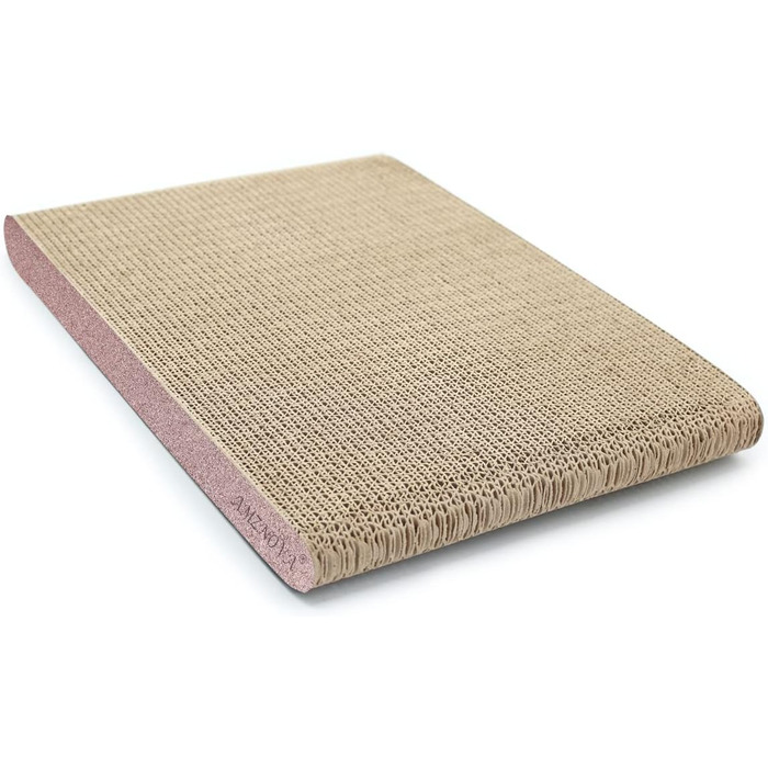 AMZNOVA Килимок для котів з картону з котячою м'ятою, килимок для дряпання, широкий, 43.2x30.5 см