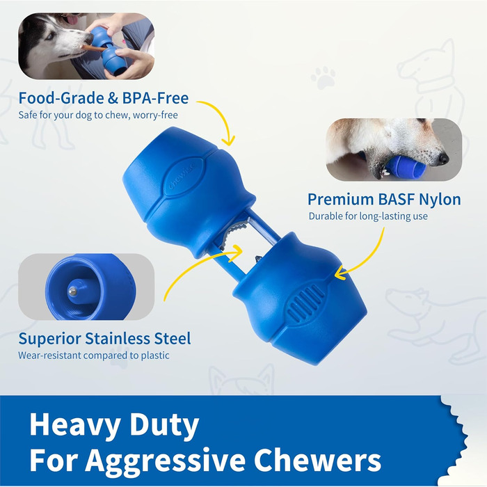 PetClan Chewise Тримач для жувальних паличок для собак, без BPA, проти задухи, для різних розмірів собак, міцний дизайн