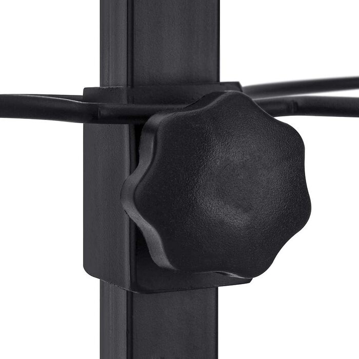 Миски для собак, сталеві, з кріпленням, чорні, 2 шт, 46 x 8 x 28 см