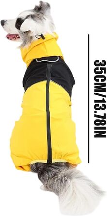 Зимовий теплий комбінезон для собак | Регульований костюм для собак середніх, маленьких та великих порід, для цуценят, для дому та прогулянок, XL